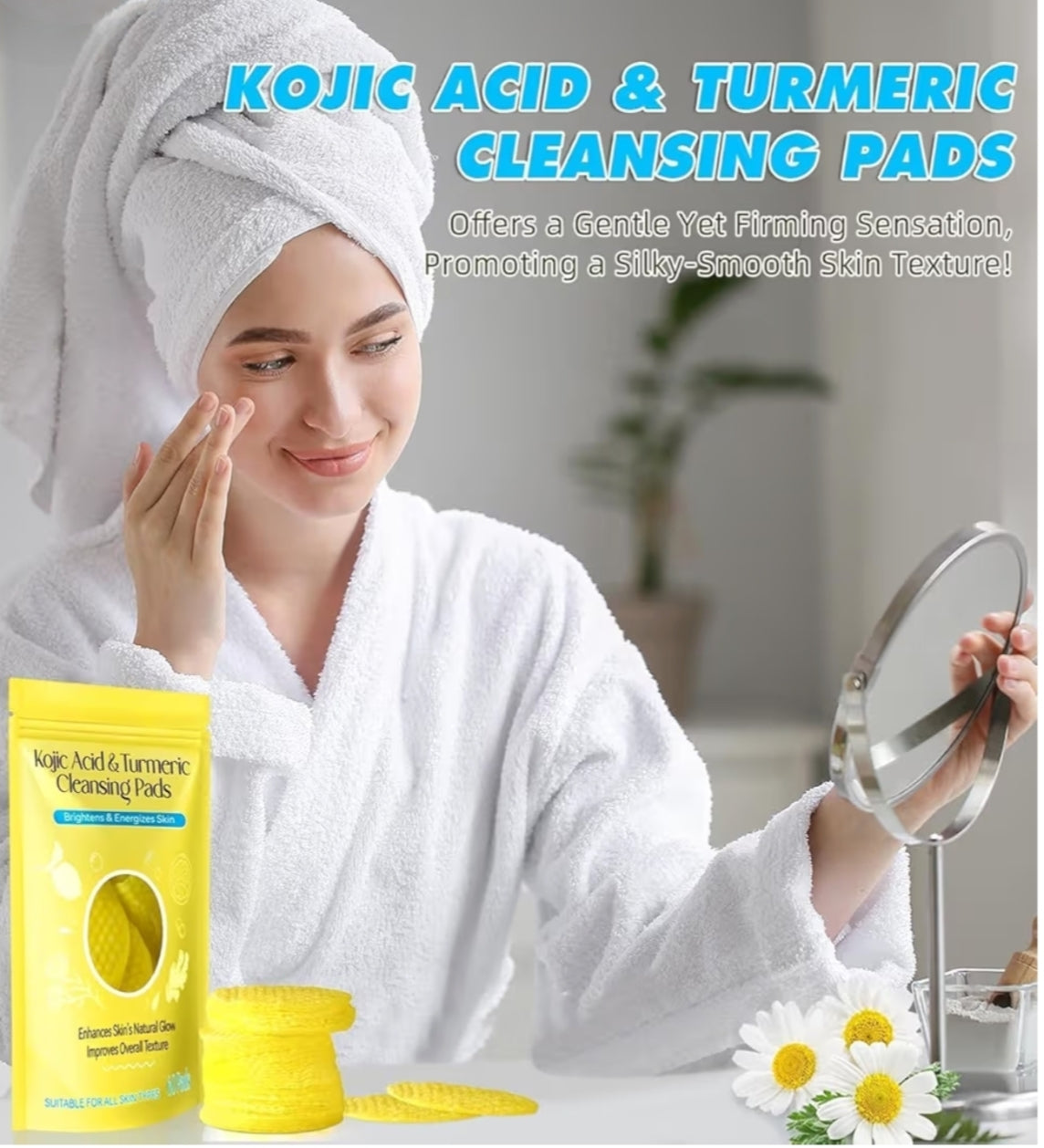 Kojic Acid & Turmeric Cleansing Pads