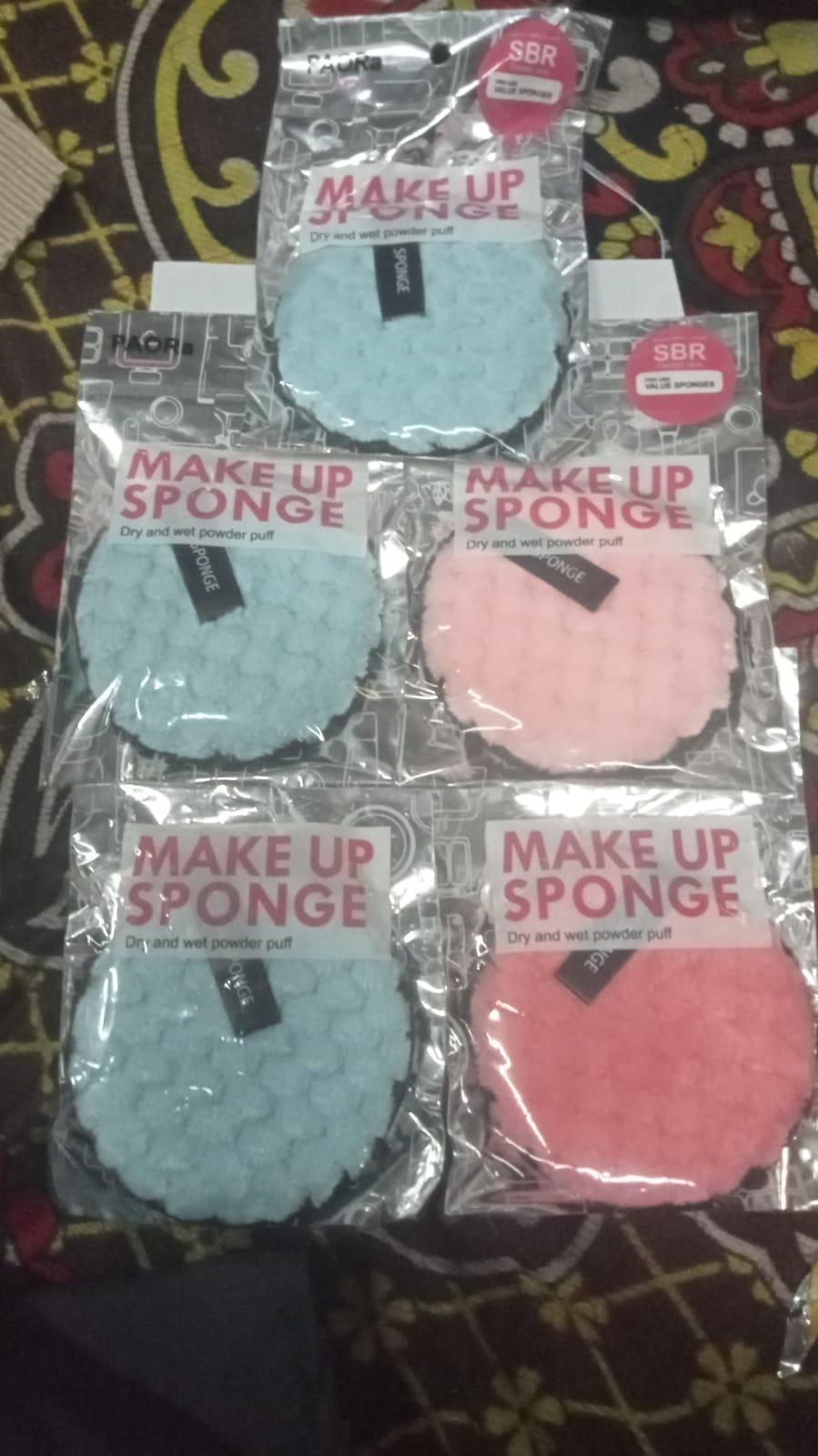 Microfiber Reusable Makeup Removal Sponge Pads