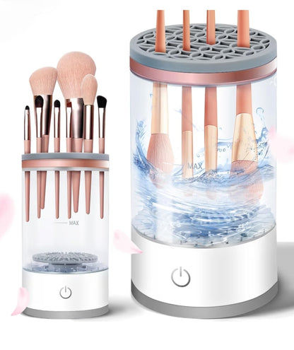 Make Up Brush Cleaner,Electric Brush Cleaner, USB Rechargeable Automatic Deep Cosmetic Cleaning Device