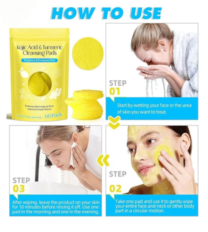Kojic Acid & Turmeric Cleansing Pads